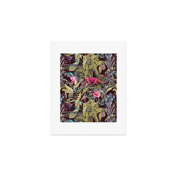 Fantasy in the nocturnal tropical jungle Art Print Gallery Image 1