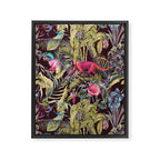 Fantasy in the nocturnal tropical jungle Framed Canvas Print Gallery Image 8