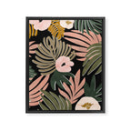 Floral garden tropical 7F Framed Canvas Print Gallery Image 8