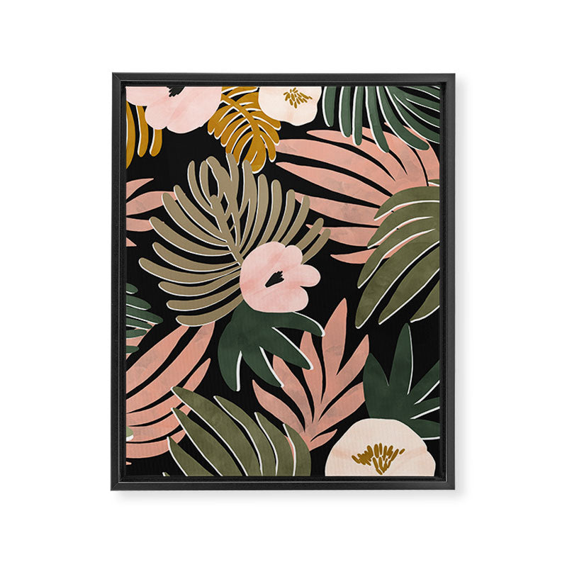 Floral garden tropical 7F Framed Canvas Print Gallery Image 8