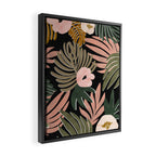 Floral garden tropical 7F Framed Canvas Print Gallery Image 2
