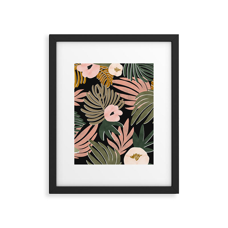 Floral garden tropical 7F Framed Art Print Gallery Image 6