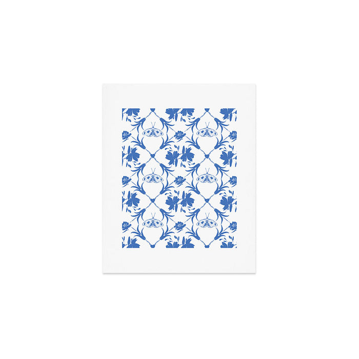 Floral Pleasure blue B Art Print Gallery Image 1