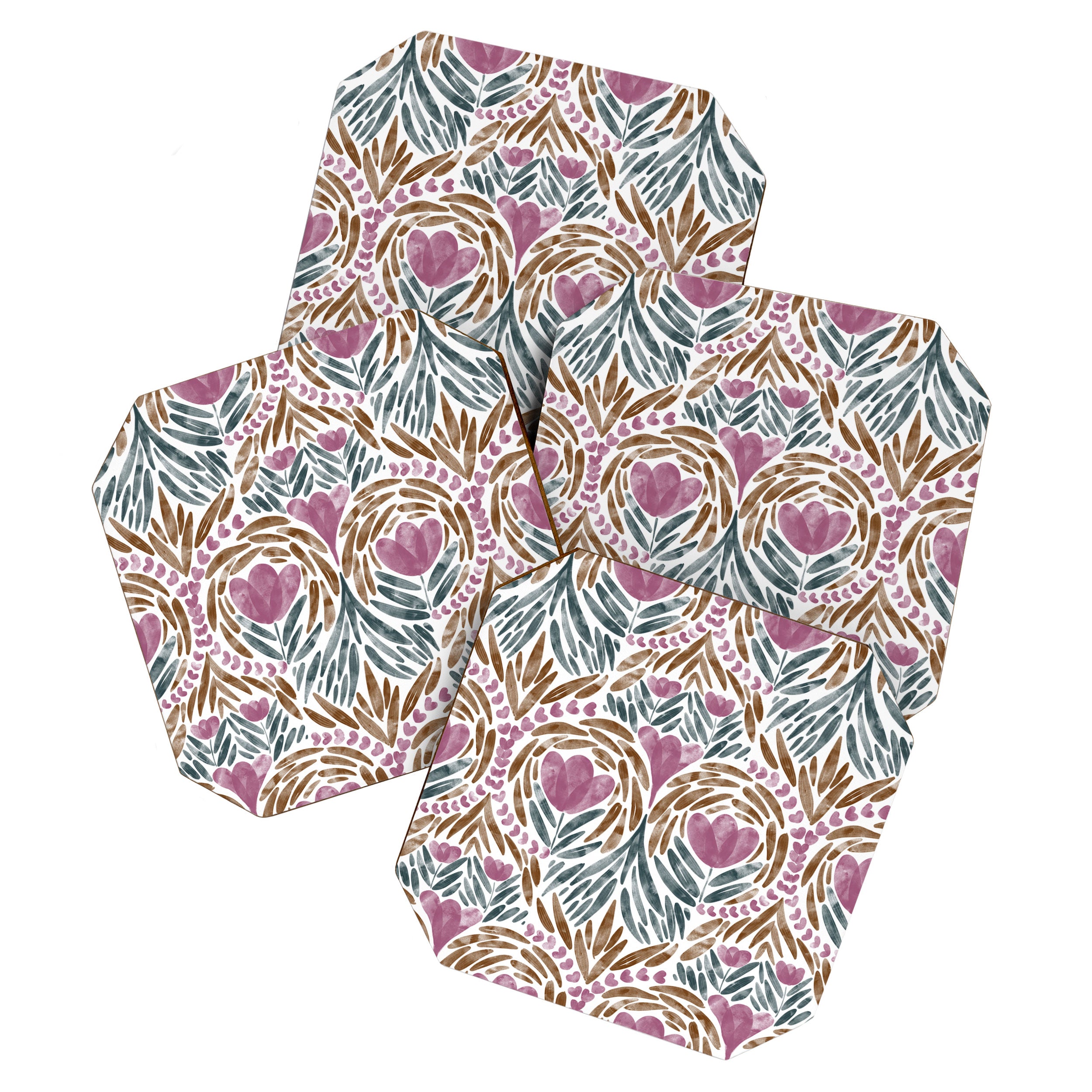 Floral Rhythm Botanic Coaster Gallery Image 1