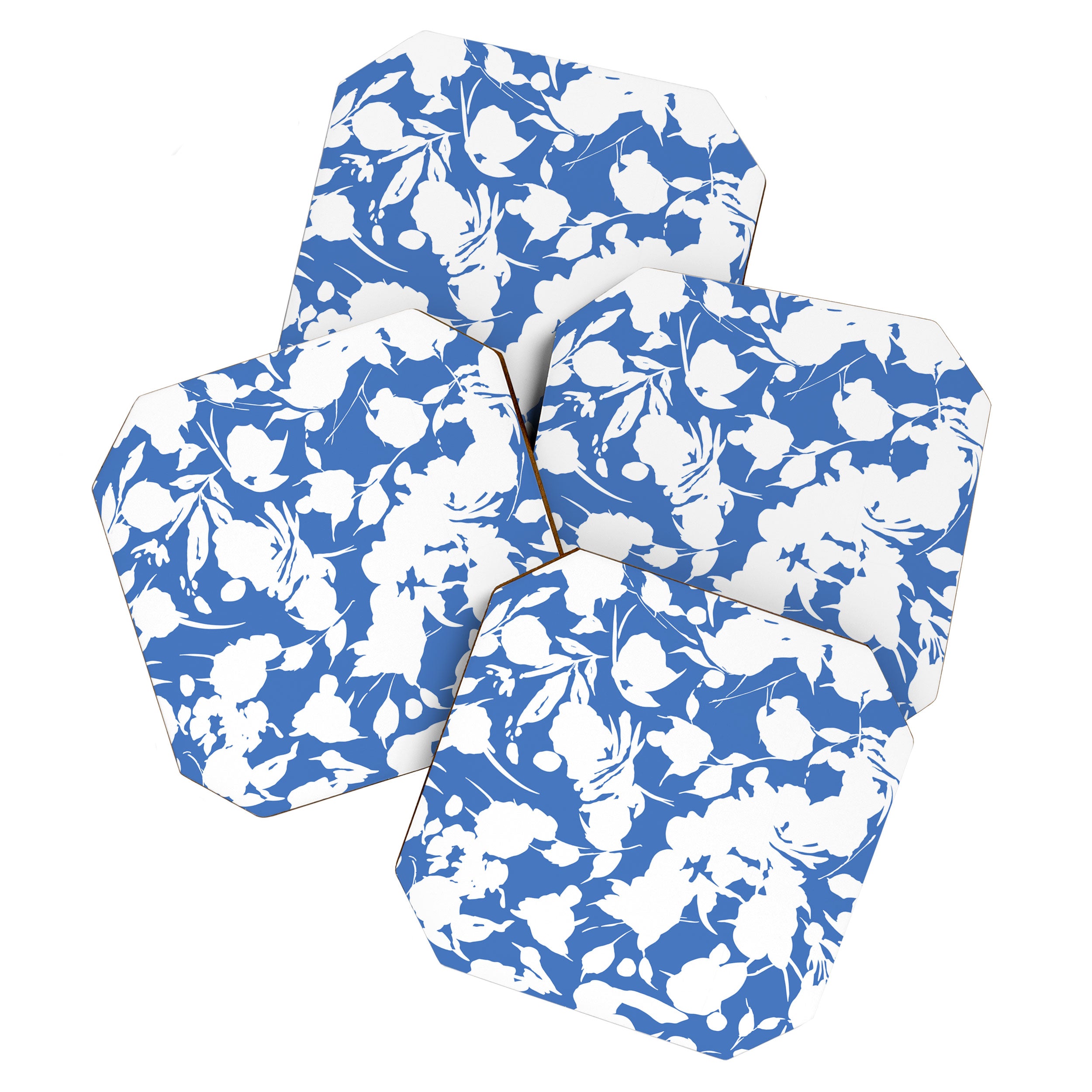 Floral Simplistic Silhouettes B Coaster Gallery Image 1