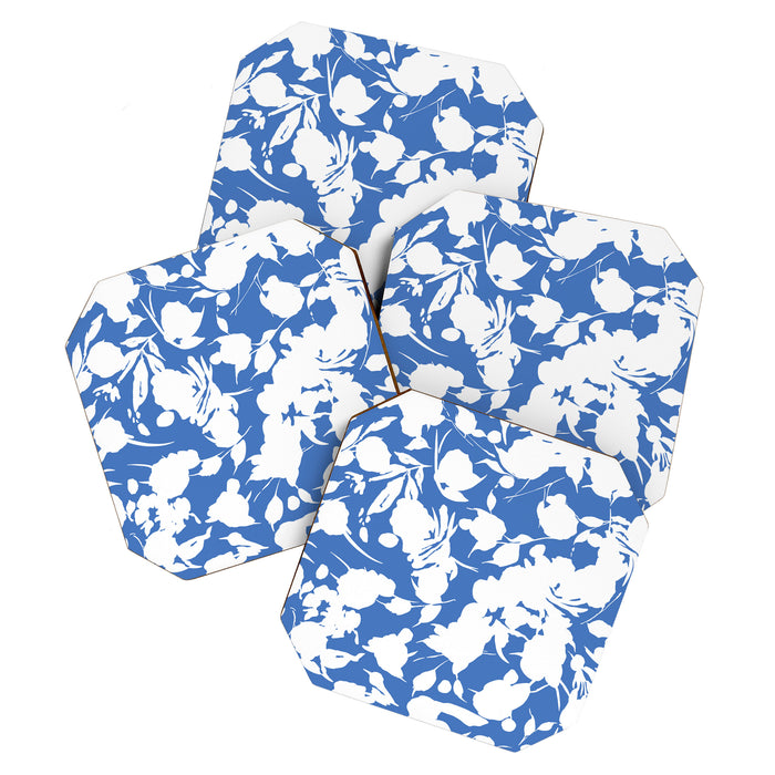 Floral Simplistic Silhouettes B Coaster Gallery Image 1