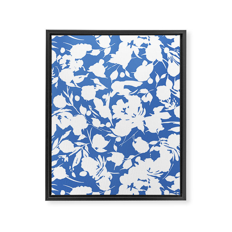 Floral Simplistic Silhouettes B Framed Canvas Print Gallery Image 8