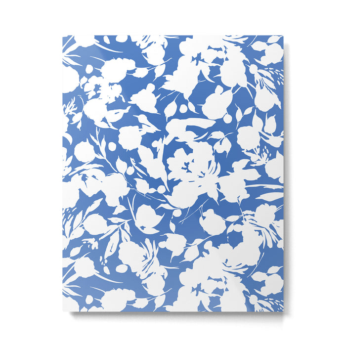 Floral Simplistic Silhouettes B Metal Print Gallery Image 1