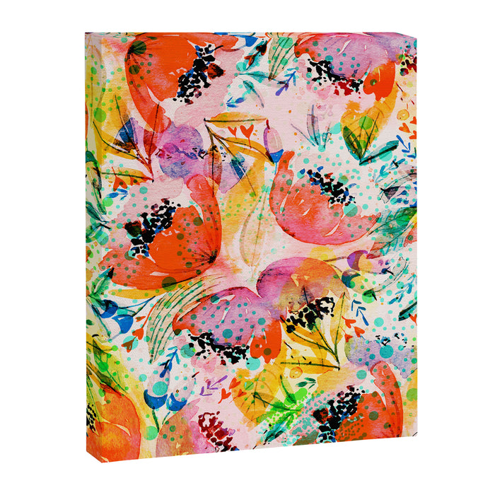 flowered Canvas Print Gallery Image 1
