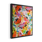 flowered Framed Canvas Print Gallery Image 2