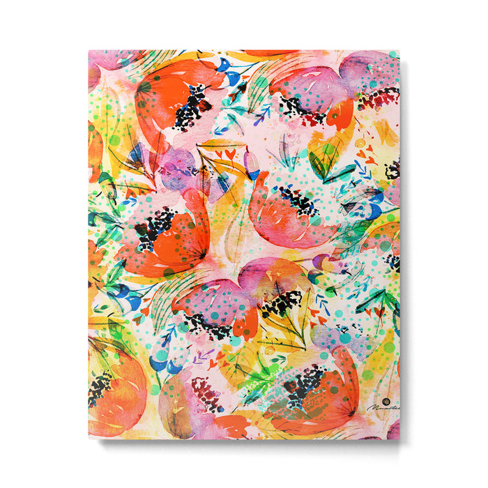 flowered Metal Print Gallery Image 1