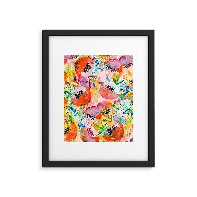 flowered Framed Art Print Gallery Image 6