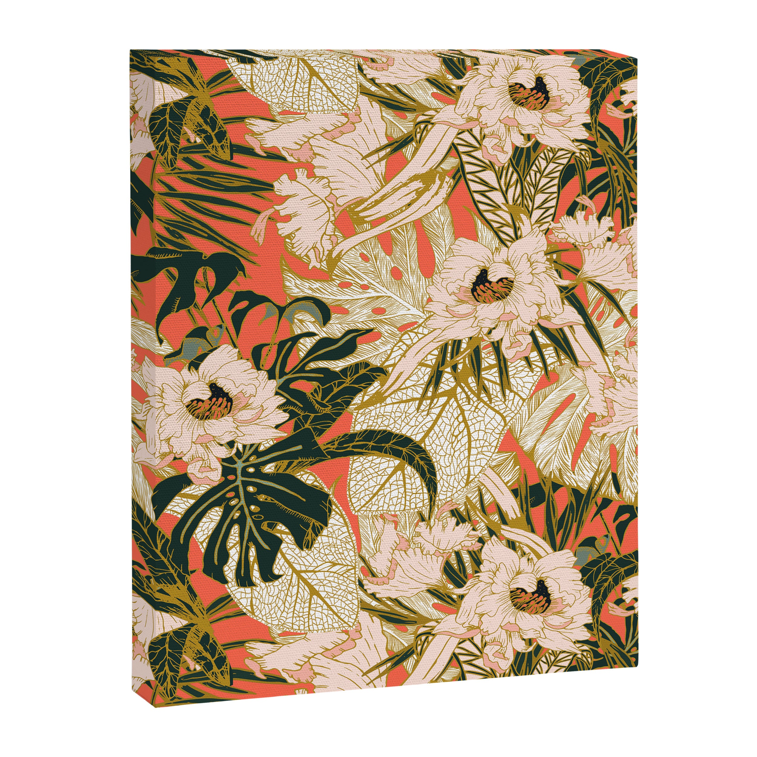 Flowering tropical coral bloom Canvas Print Gallery Image 8