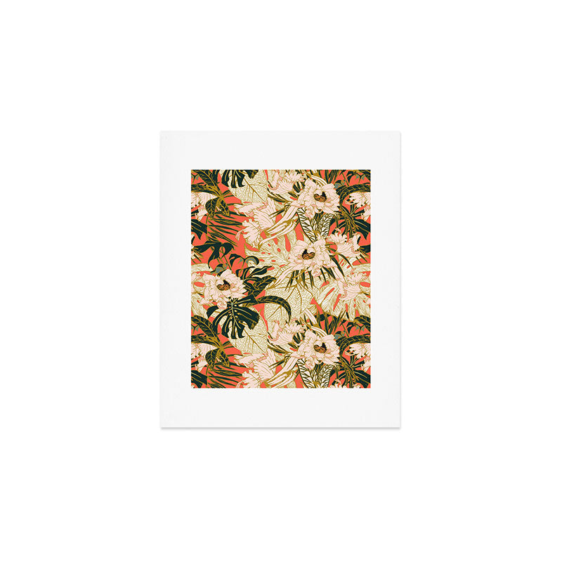 Flowering tropical coral bloom Art Print Gallery Image 1