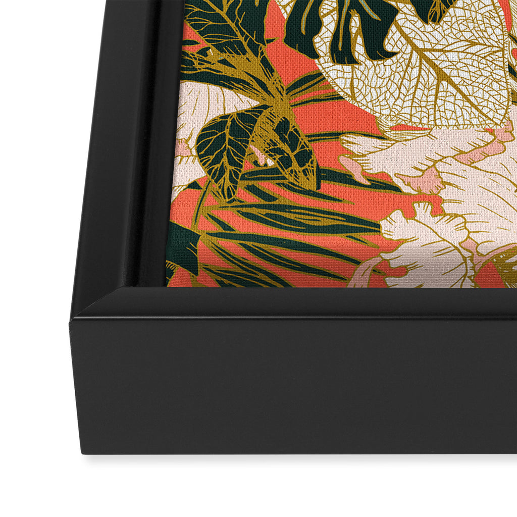 Flowering tropical coral bloom Framed Canvas Print Gallery Image 3