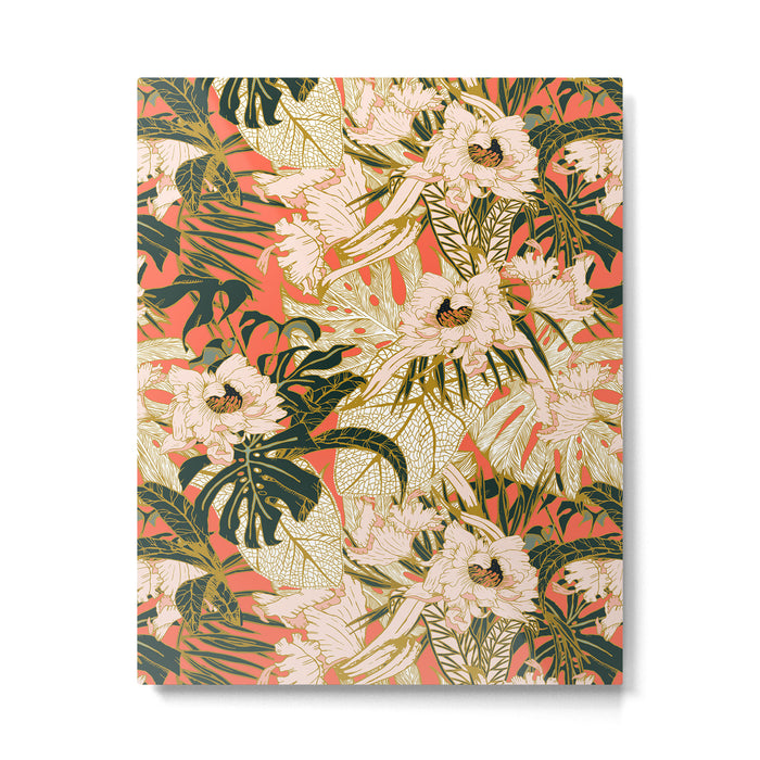 Flowering tropical coral bloom Metal Print Gallery Image 1