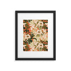 Flowering tropical coral bloom Framed Art Print Gallery Image 6