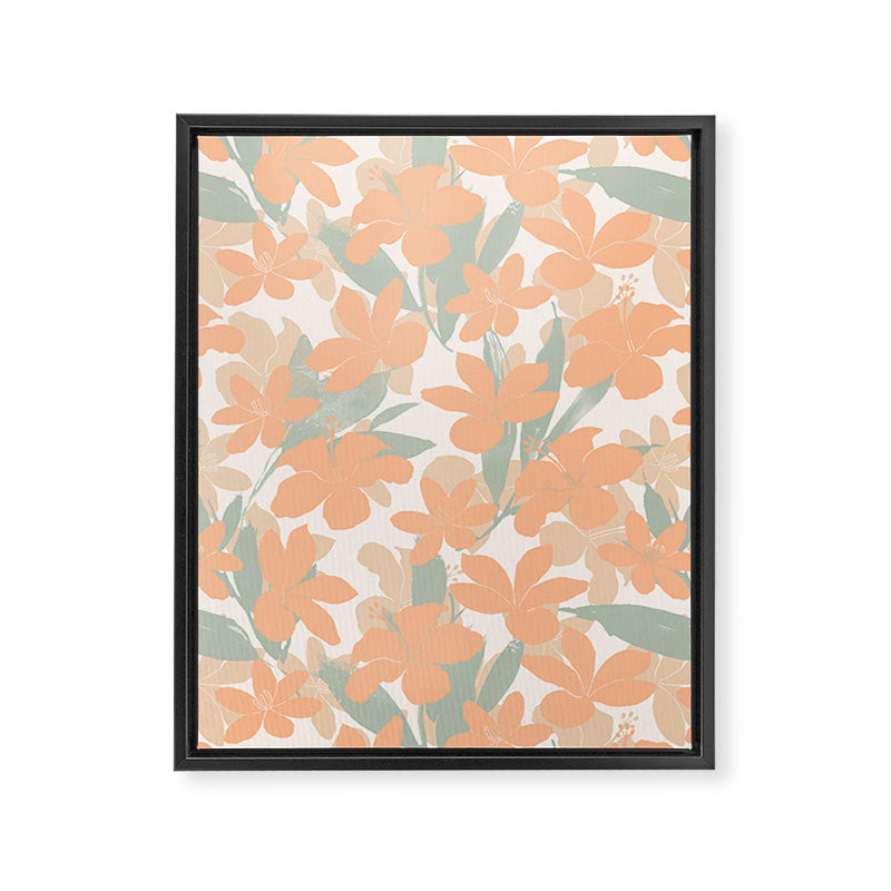 Flowery tropical sweet PC Framed Canvas Print Gallery Image 8