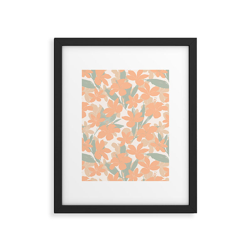 Flowery tropical sweet PC Framed Art Print Gallery Image 6