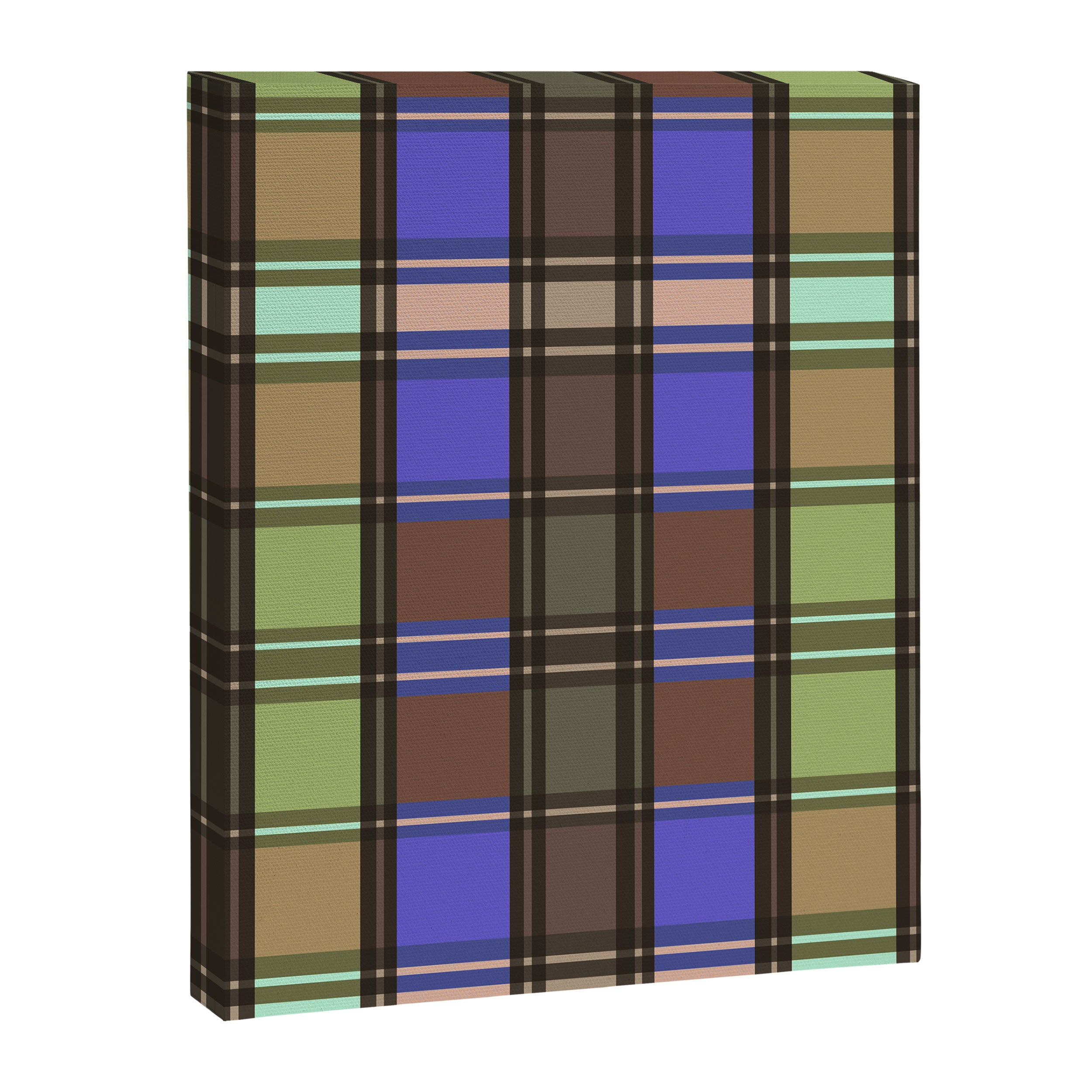 Fusion Colorful Toned Grids Canvas Print Gallery Image 8