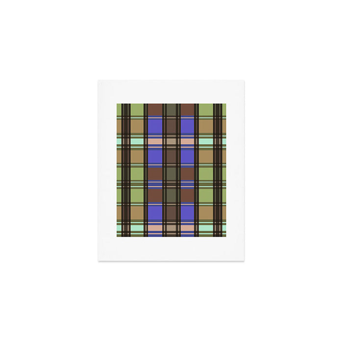 Fusion Colorful Toned Grids Art Print Gallery Image 1