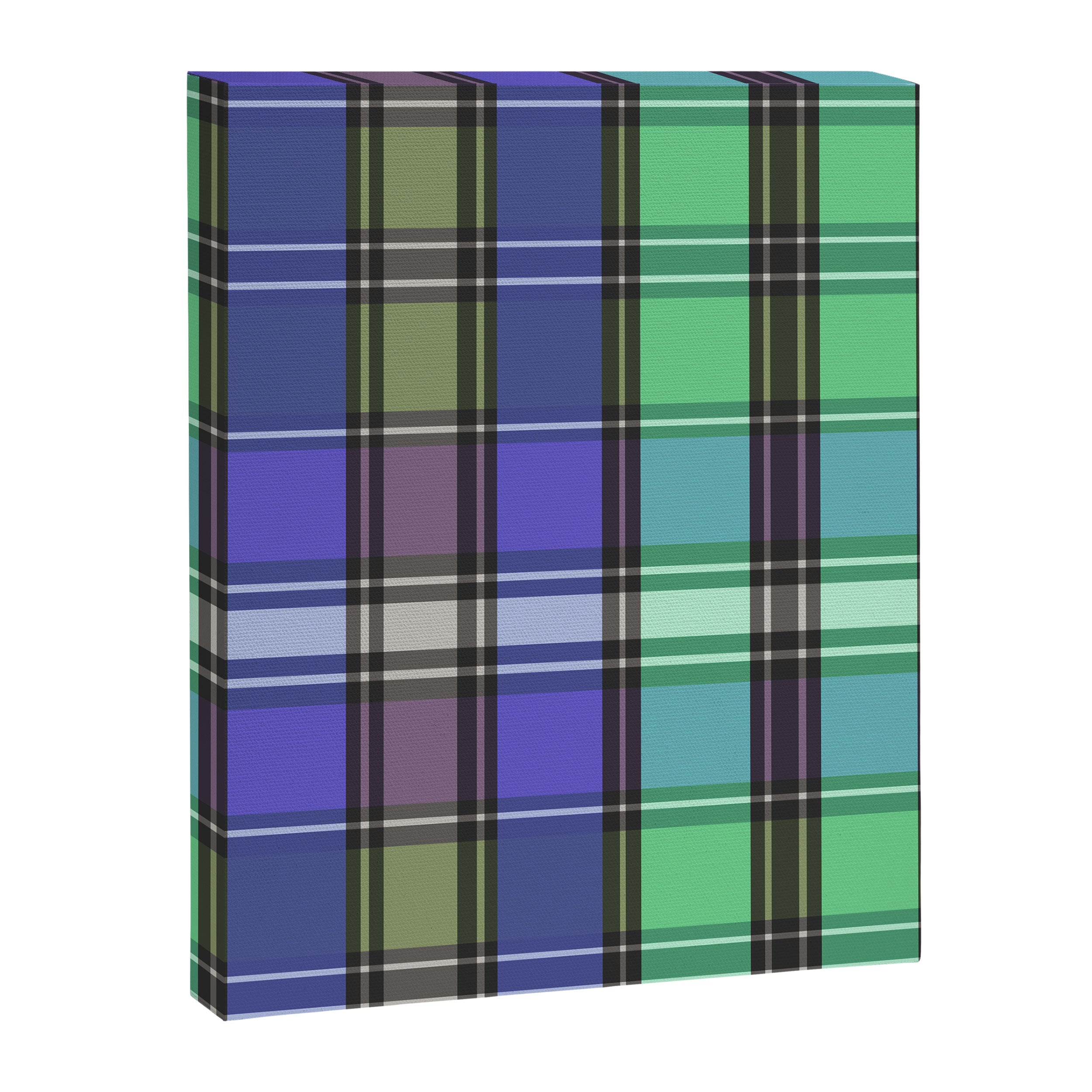 Fusion Colorful Toned Grids B Canvas Print Gallery Image 8