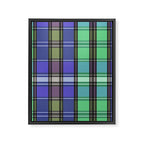Fusion Colorful Toned Grids B Framed Canvas Print Gallery Image 8
