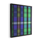 Fusion Colorful Toned Grids B Framed Canvas Print Gallery Image 2