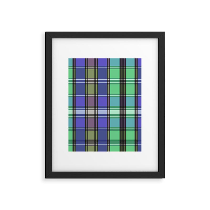 Fusion Colorful Toned Grids B Framed Art Print Gallery Image 6