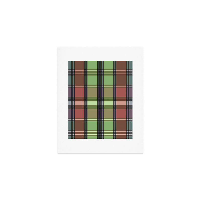 Fusion Colorful Toned Grids C Art Print Gallery Image 1