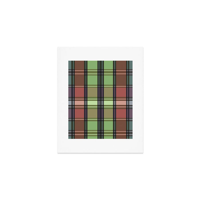 Fusion Colorful Toned Grids C Art Print Gallery Image 1