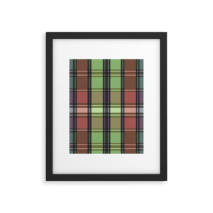 Fusion Colorful Toned Grids C Framed Art Print Gallery Image 1