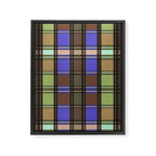 Fusion Colorful Toned Grids Framed Canvas Print Gallery Image 8