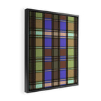 Fusion Colorful Toned Grids Framed Canvas Print Gallery Image 2
