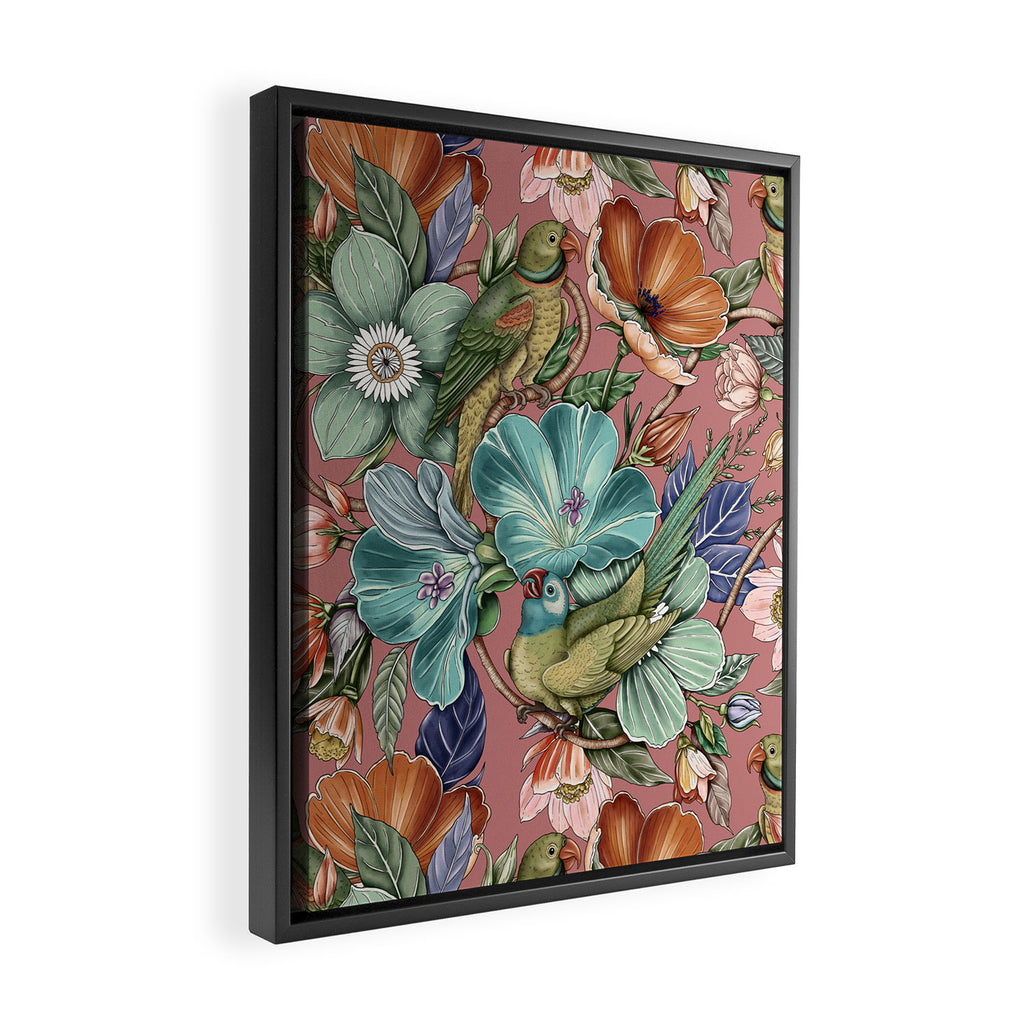 Garden Birds Sanctuary A Framed Canvas Print Gallery Image 2