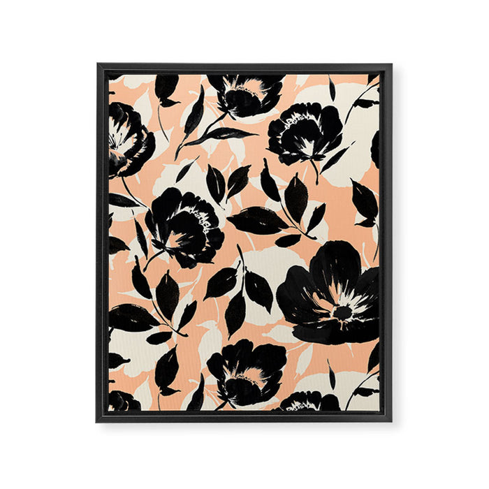 Garden Flower Forms PB Framed Canvas Print Gallery Image 1