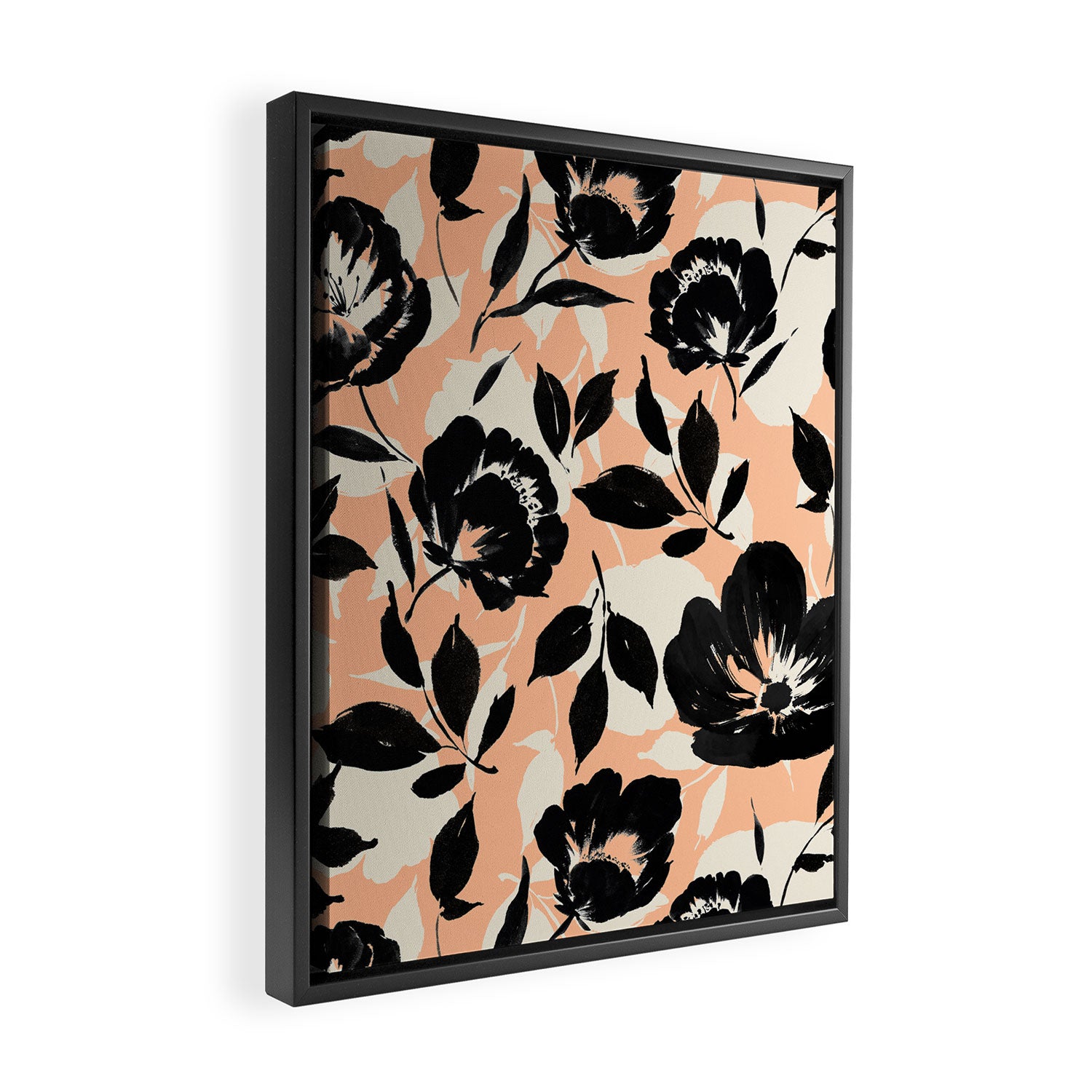 Garden Flower Forms PB Framed Canvas Print Gallery Image 2