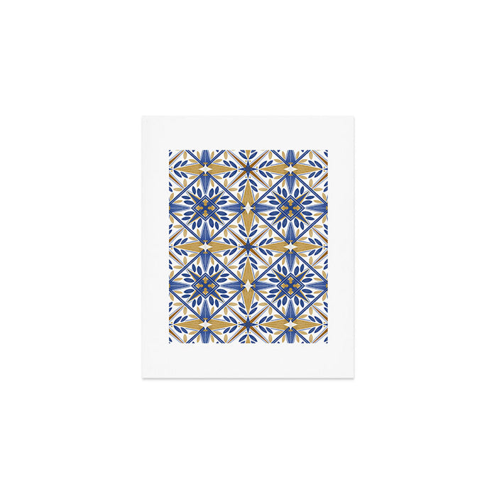 Geometric modern tile B Art Print Gallery Image 1