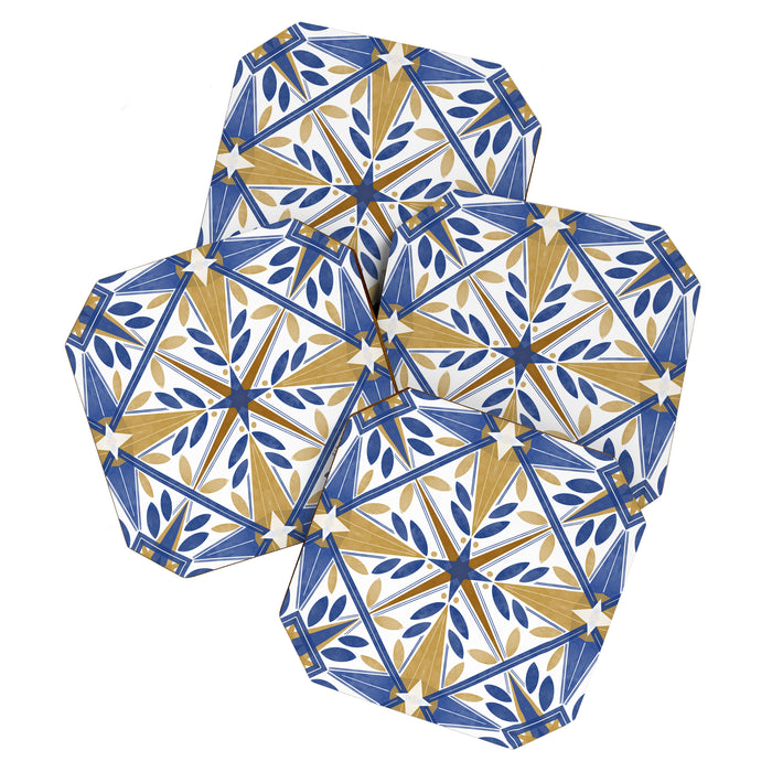 Geometric modern tile B Coaster Gallery Image 1