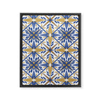 Geometric modern tile B Framed Canvas Print Gallery Image 8