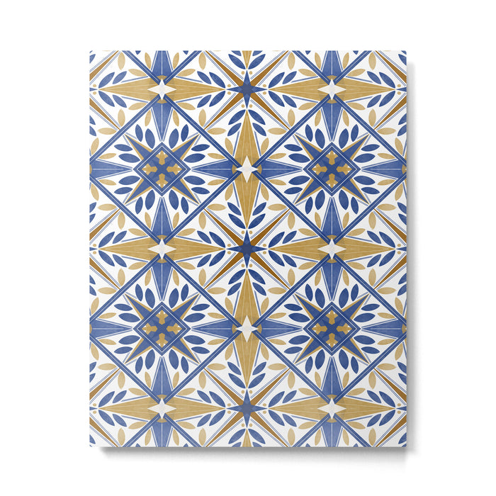 Geometric modern tile B Metal Print Gallery Image 1