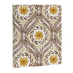 Golden Daisy Swirl Canvas Print Gallery Image 8