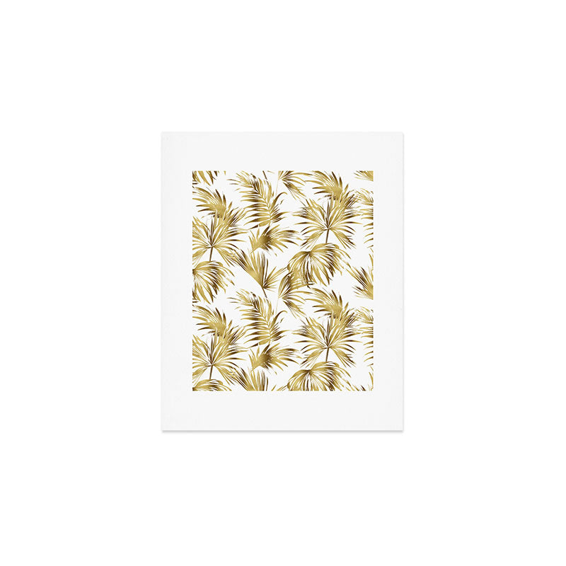 Golden palms Art Print Gallery Image 1
