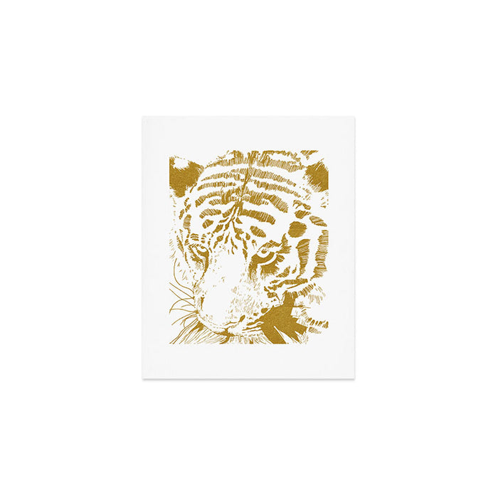 Golden tiger Art Print Gallery Image 1