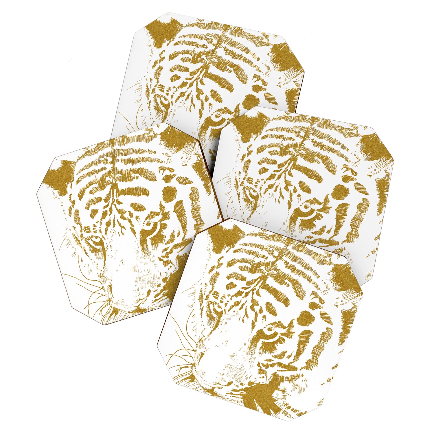 Golden tiger Coaster Gallery Image 1
