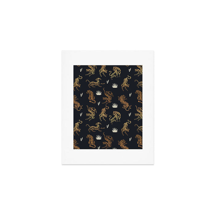 Golden Tigers Art Print Gallery Image 1