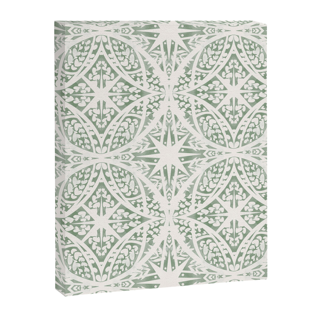 Green Nature Fantasy Tiles B Canvas Print Gallery Image 8