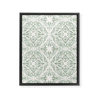 Green Nature Fantasy Tiles B Framed Canvas Print Gallery Image 8