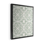 Green Nature Fantasy Tiles B Framed Canvas Print Gallery Image 2