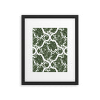 Green Petals Oasis Motif Framed Art Print Gallery Image 6
